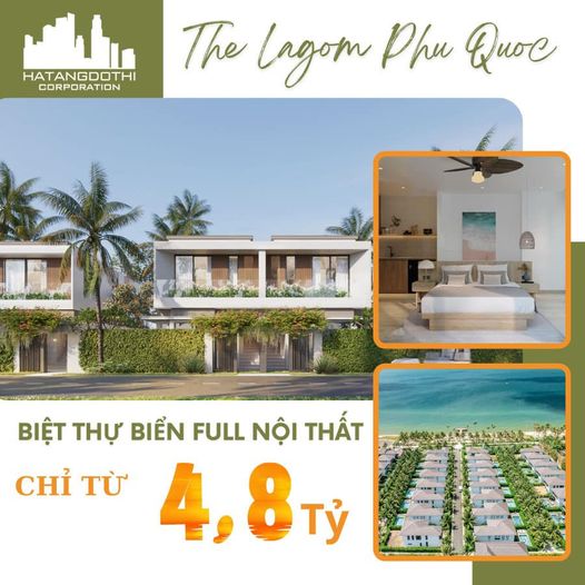 Biệt thự nghỉ dưỡng The Lagom Villass Phú Quốc giá chỉ từ 4.8  tỷ bàn giao full nội thất - Ảnh chính