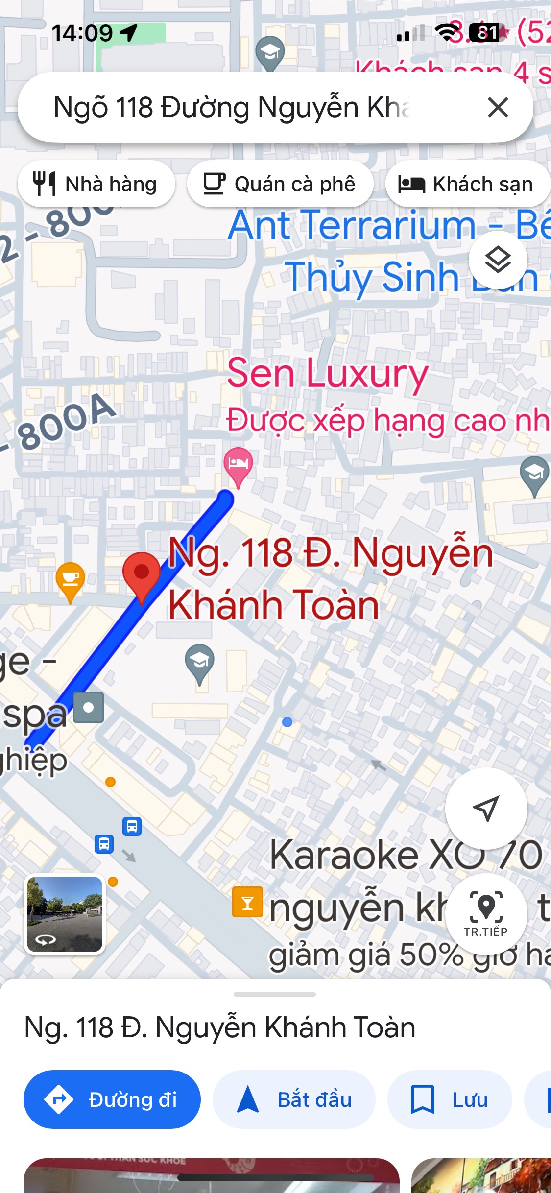 Cho thuê nhà làm văn phòng, phòng khám phố Nguyễn Khánh Toàn, 240m2 giá 55 triệu - Ảnh chính