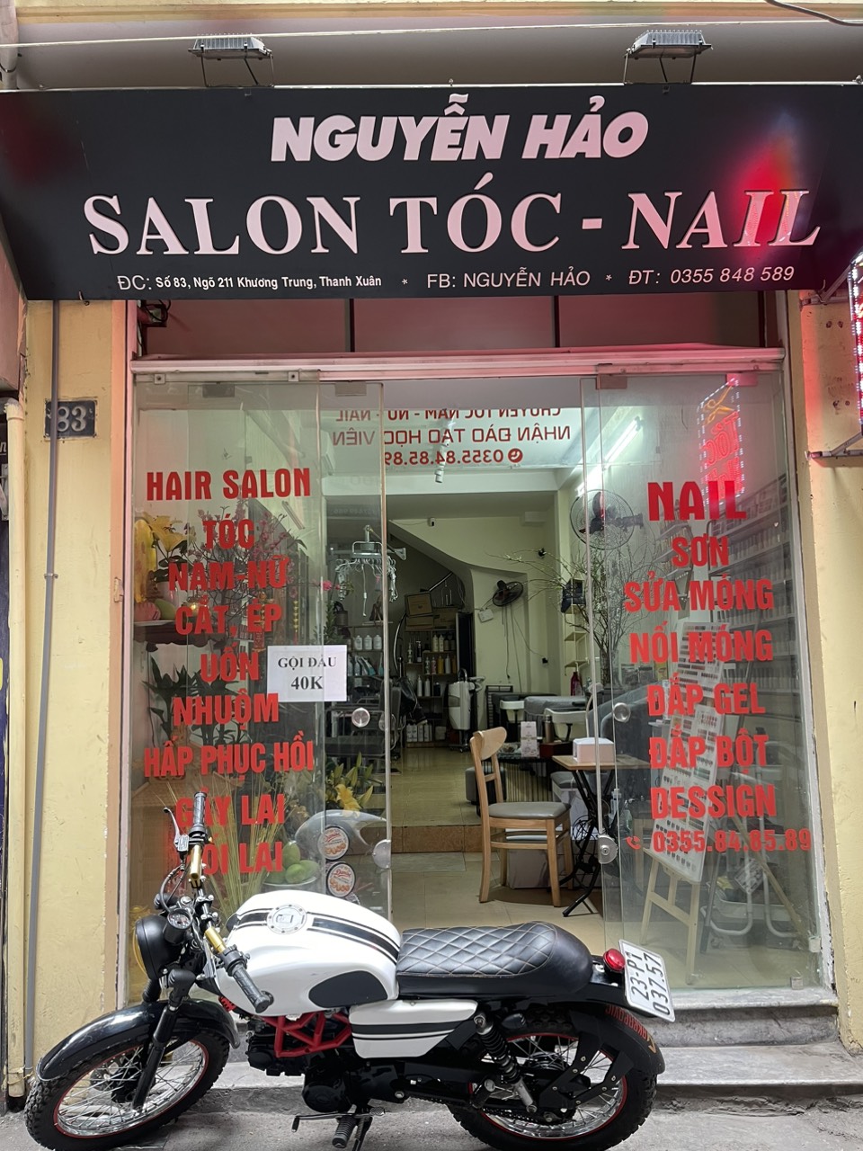 CHÍNH CHỦ CẦN SANG NHƯỢNG QUÁN TÓC VÀ NAIL Địa chỉ: Số 83 ngõ 211, Khương Trung, Thanh Xuân, Hà Nội - Ảnh chính