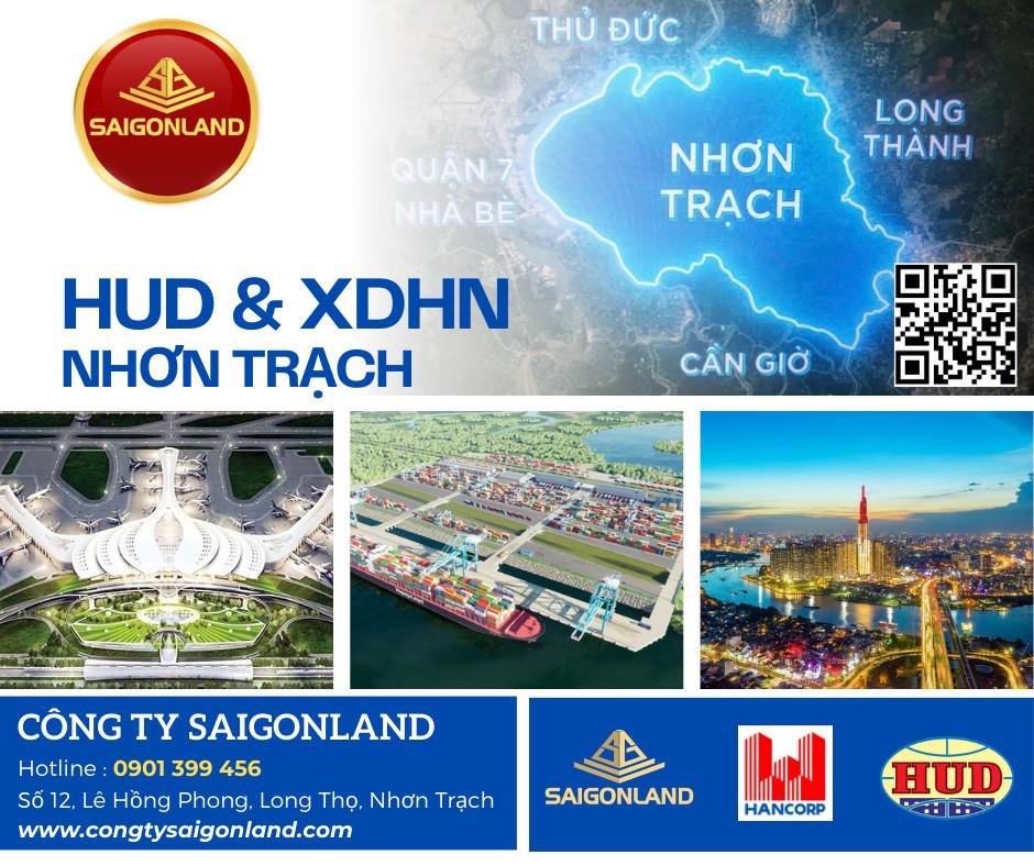 Đất nền dự án Hud và XDHN có đáng để đầu tư ? - Liên hệ ngay Saigonland Nhơn Trạch - Ảnh chính