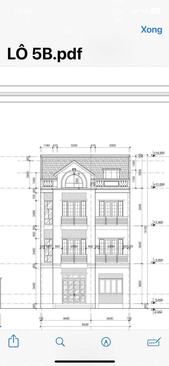 Bán suất ngoại giao Liền Kề Khu đô thị Tây Nam Mễ Trì, dt 97m2, 4 tầng, 23.4 tỷ - Ảnh 3