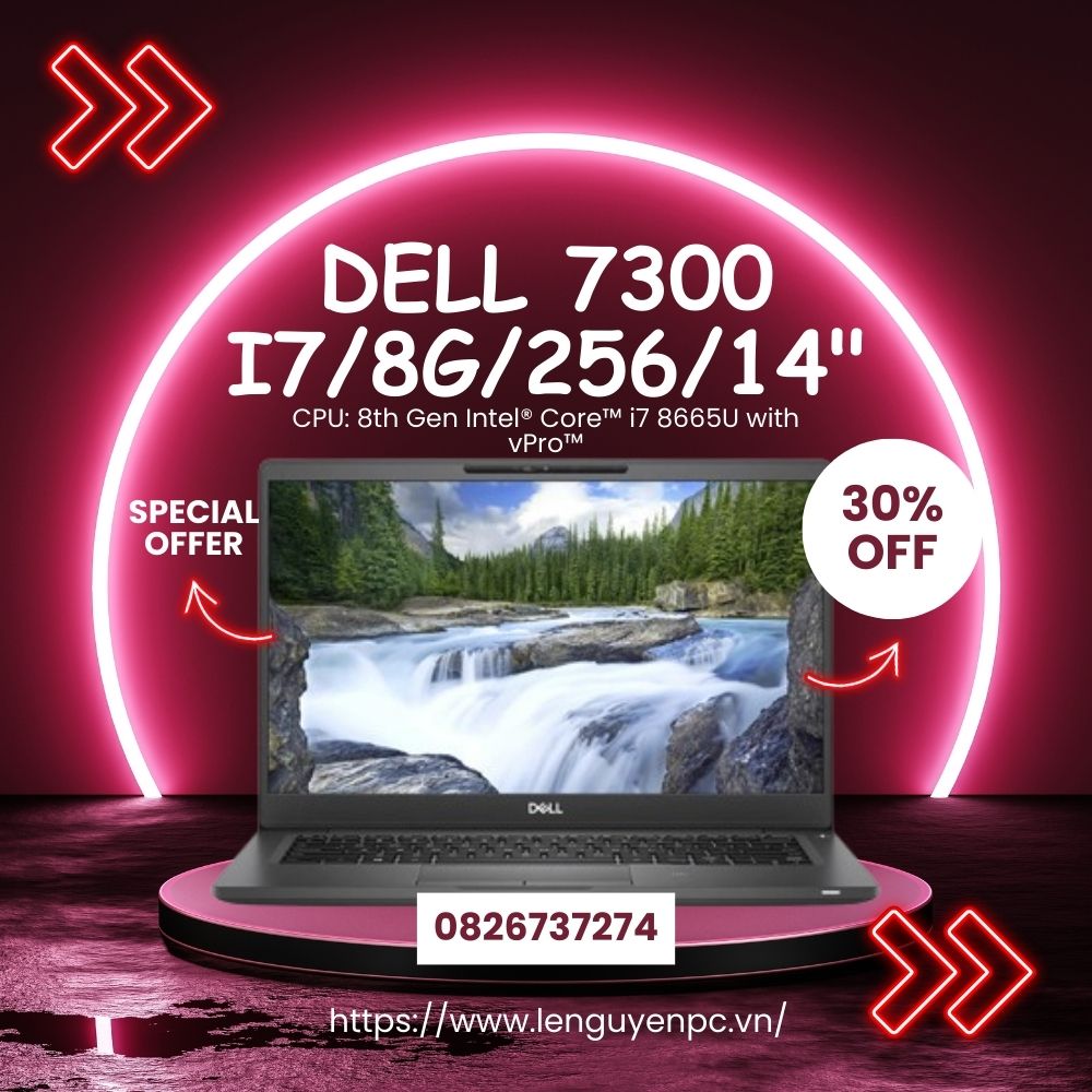 Mua Ngay Laptop Dell Latitude 7300 i7 - Đẳng Cấp Doanh Nhân Chỉ Với 7.500.000đ - Ảnh chính