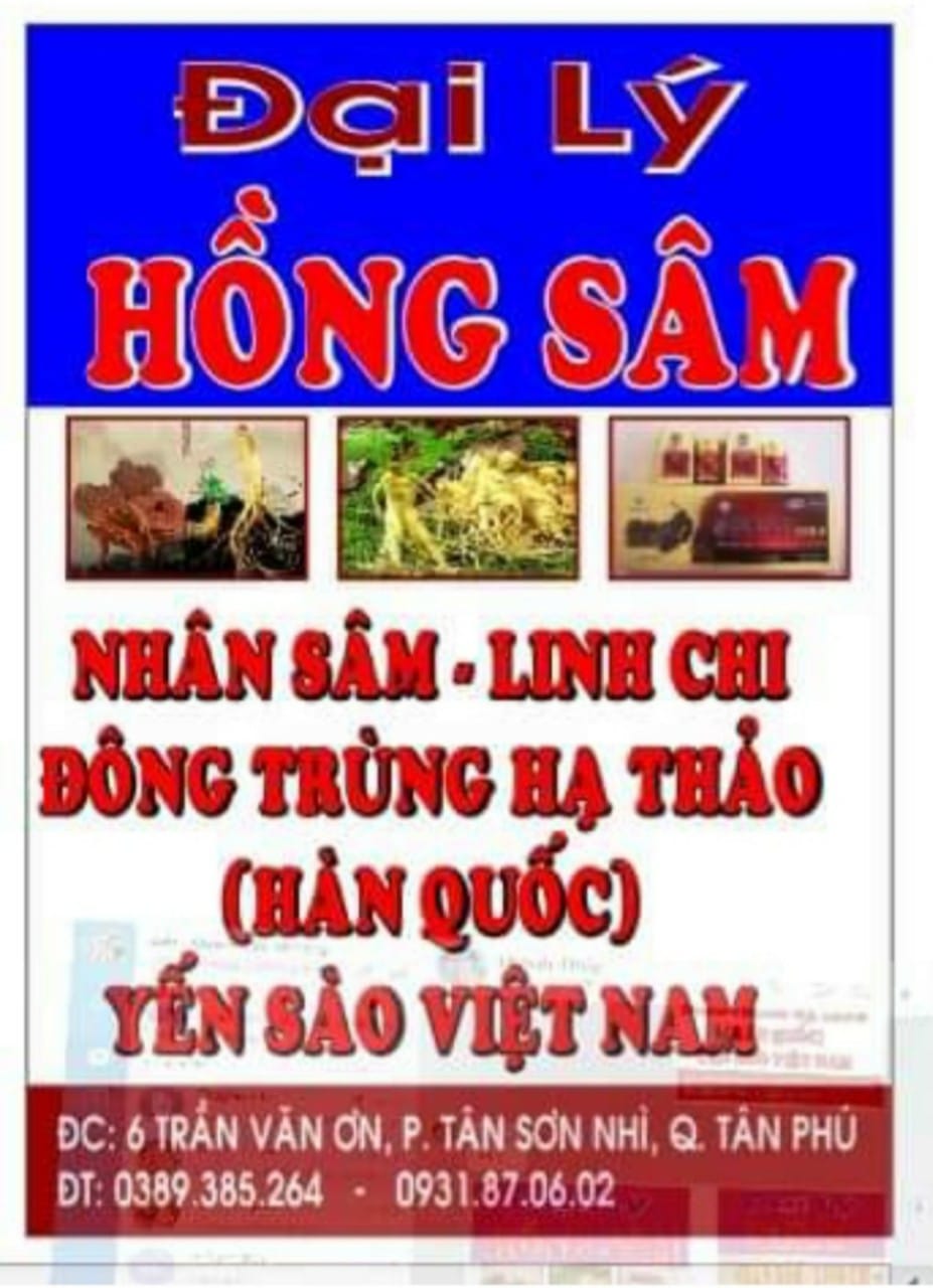 Tôi sang nhượng Đại lý : Hồng Sâm - Linh Chi Hàn Quốc Tiệm gần sát đường Tân Kỳ Tân Quý , Quân : - Ảnh 1