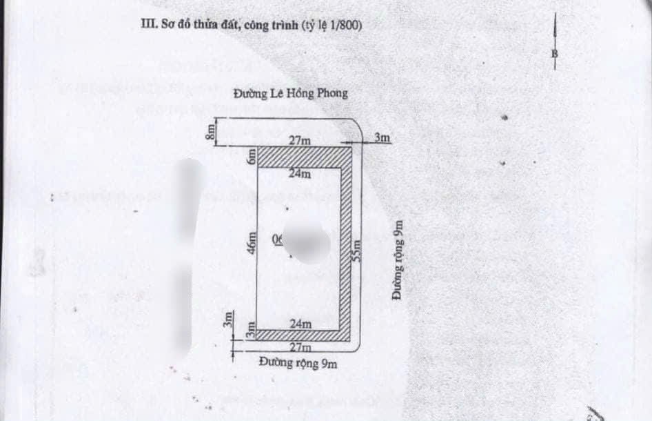 Bán lô đất 3 mặt đường DT 1485M Đường Lê Hồng Phong Hải An HP - Ảnh chính