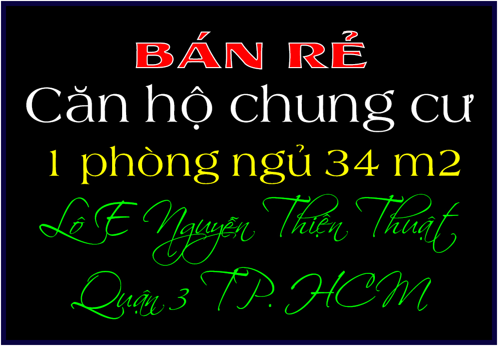 Bán rẻ căn hộ 1 phòng ngủ chung cư Nguyễn Thiện Thuật Quận 3 TP.HCM - Ảnh chính