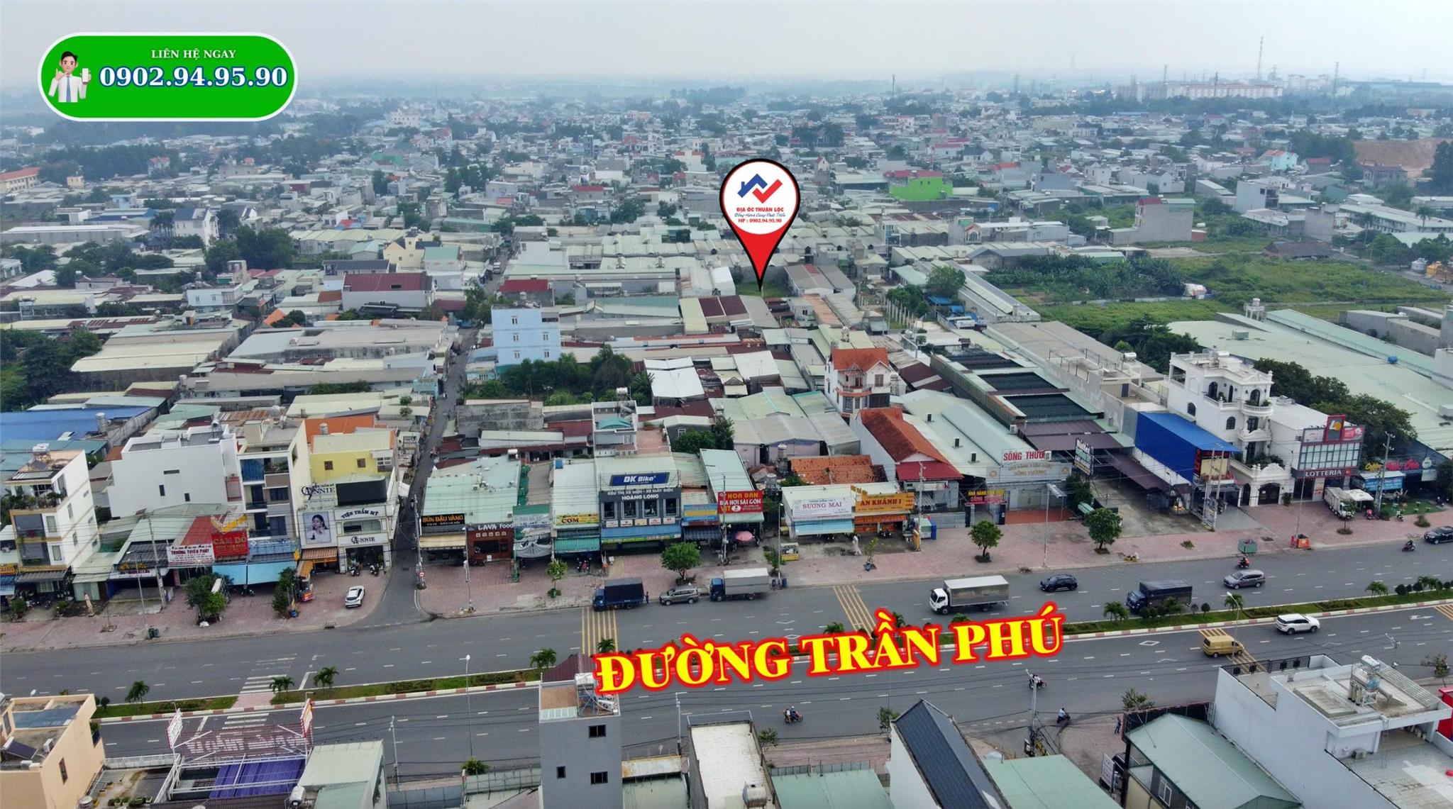 Cần Bán thửa đất Nhơn Trạch 585m2 có sẵn 200m2 Thổ Cư nằm sau đường Trần Phú Bến Cam xã Phước Thiền - Ảnh chính