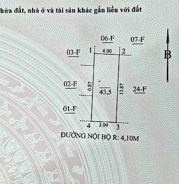 Bán Đất Cổ Nhuế 2, Bắc Từ Liêm _oto vào nhà_ 43,5m _ MT: 4m_ sổ vuông vắn_ko quy hoạch - Ảnh chính