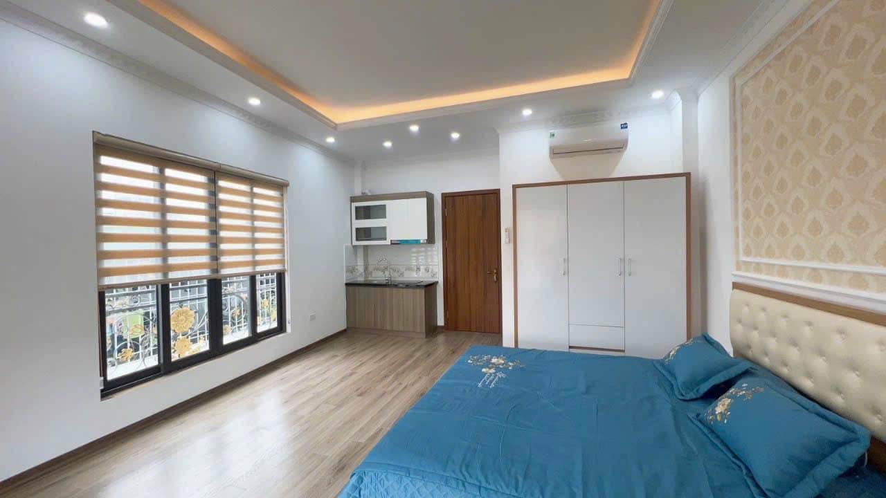 Bán nhà lô góc 8 tầng thang máy 58m2 13 phòng full nội thất ngõ 173 Hoàng Hoa Thám 16,5 tỷ - Ảnh 1