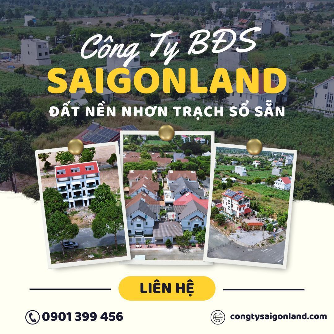 Cty Saigonland cần bán đất nền khu Tái Định Cư Long Thọ Nhơn Trạch - Cửa ngõ Cảng Phước An. - Ảnh 2
