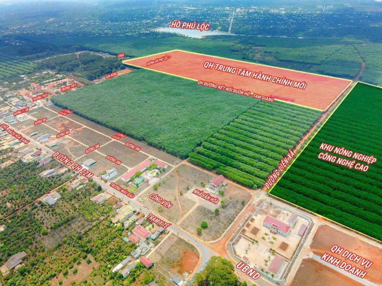 Đất Phú Lộc - Krông Năng, 132m full thổ cư - Ảnh 1