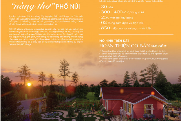 Căn nhà đẹp village pleiku 400m2 giá chỉ từ 2 tỷ - Ảnh 3