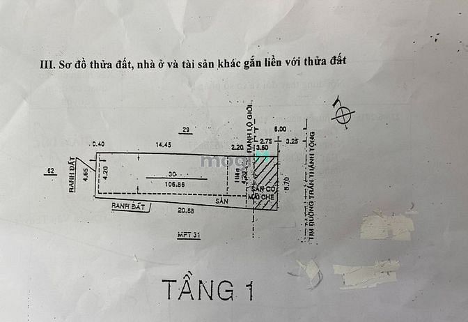 Cần bán nhà Mặt tiền Đường Trần Thánh Tông, phường 15, Quận Tân Bình, sổ hồng, hướng Đông, ngang - Ảnh chính