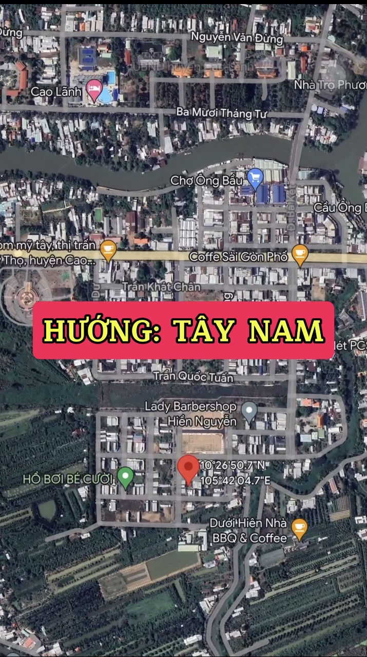 CHỦ NGỘP TIỀN CẦN BÁN GẤP LÔ ĐẤT TẠI HUYỆN CAO LÃNH ĐỒNG THÁP - Ảnh 1