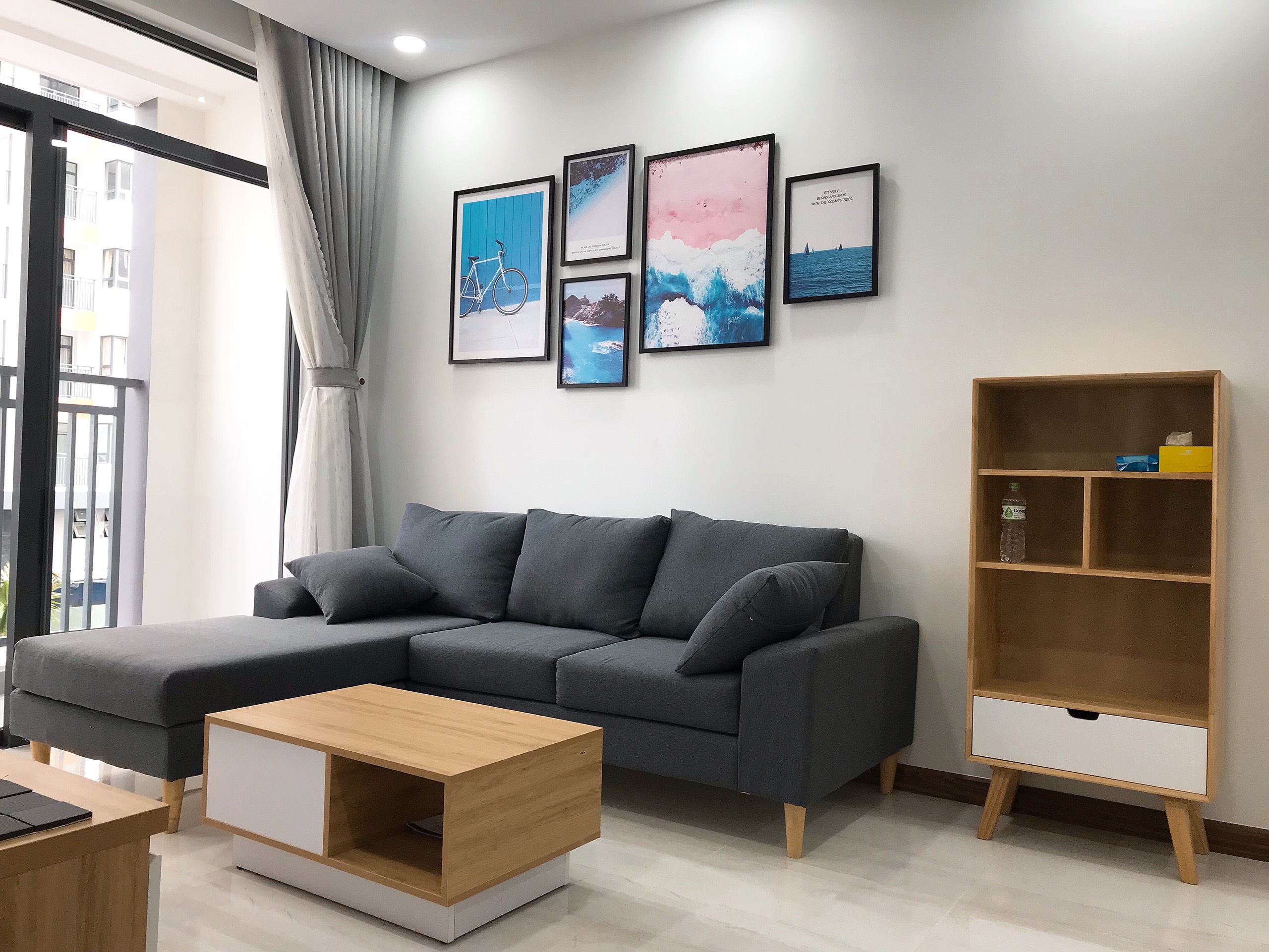 Cho Thuê căn hộ FULL Nội Thất Him Lam Phú An (69m2, 2PN,2WC) Giá 10 Triệu/Tháng View Công Viên, Lầu - Ảnh chính