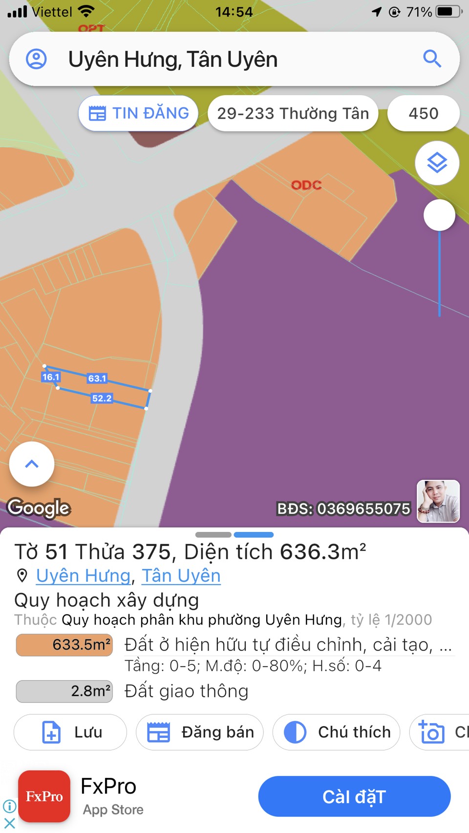 Chính chủ cần tiền bán lô đất2 MẶT TIỀN  tại phường Uyên Hưng, TP Tân Uyên, tỉnh Bình Dương - Ảnh chính
