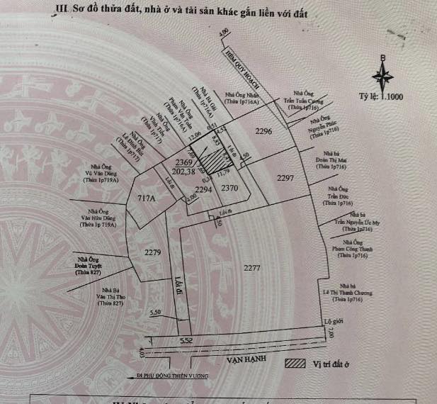 Đất biệt thự đường Vạn Hạnh Phường 8 Đà Lạt 202m2 - Ảnh 1