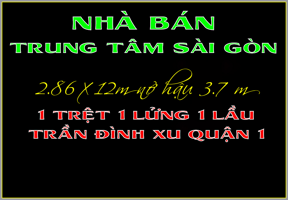 Nhà phố rẻ 1 trệt 1 lửng 1 lầu Trần Đình Xu Quận 1 TP.HCM - Ảnh chính