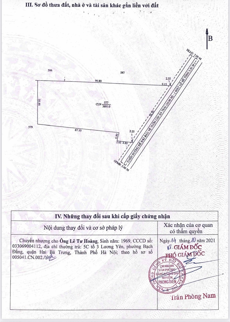 Hot hot hot! Cần bán gấp siêu phẩm 2 mặt tiền đường tại Nhơn Ái, Phong Điền, Cần Thơ - Ảnh 3