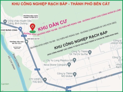 NHÀ MẶT TIỀN ĐƯỜNG VÀO KCN RẠCH BẮP GIÁ 1.6 TỈ 117,4M2. LH NGAY 0979343478. - Ảnh 1