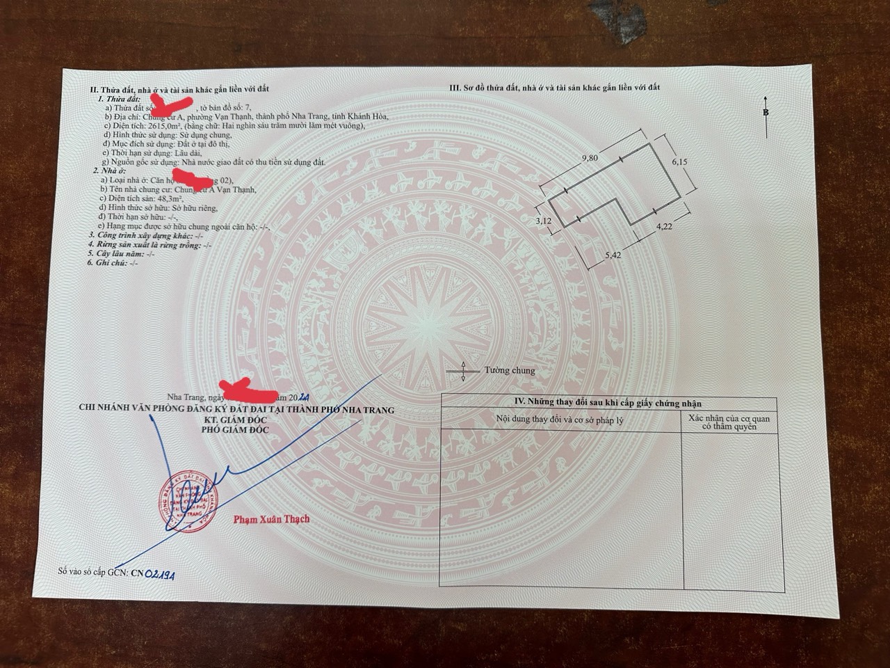 Bán nhà lầu 1 chung cư A, chợ Đầm, phường Vạn Thạnh, Tp Nha Trang, Khánh Hoà. - Ảnh chính