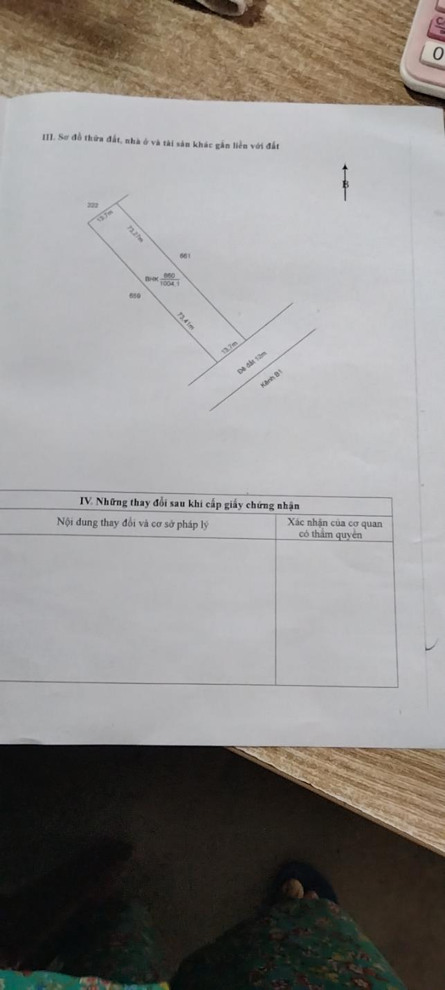 Chính Chủ Cần Bán Nhanh Đất Vị Trí Đẹp Tại Xã Thạnh Hòa, Bến Lức, Long An - Ảnh 1