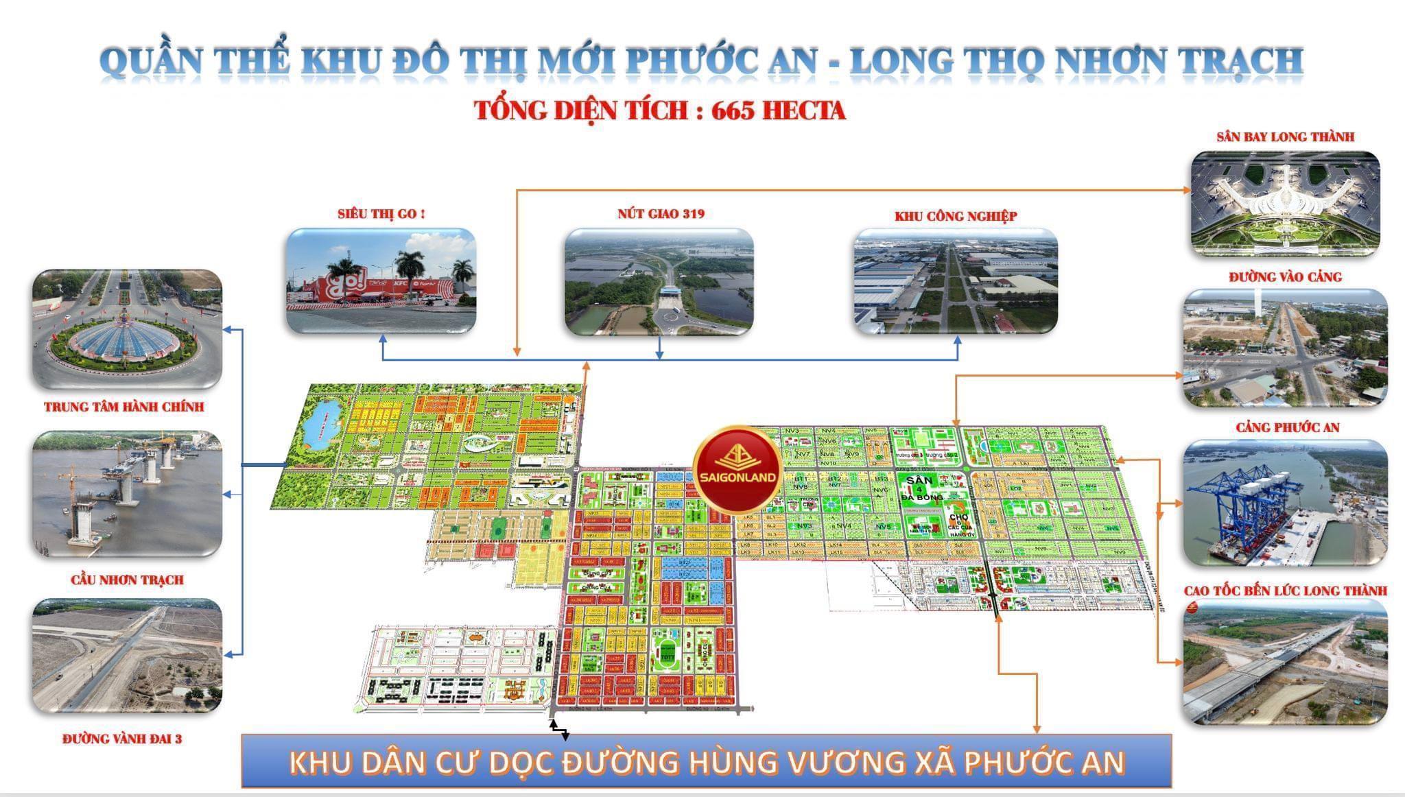 BĐS Saigonland Nhơn Trạch chuyên Mua bán Đất Nền Nhơn Trạch - Hud - XDHN - ECOSUN - Đất nền sân bay - Ảnh 1