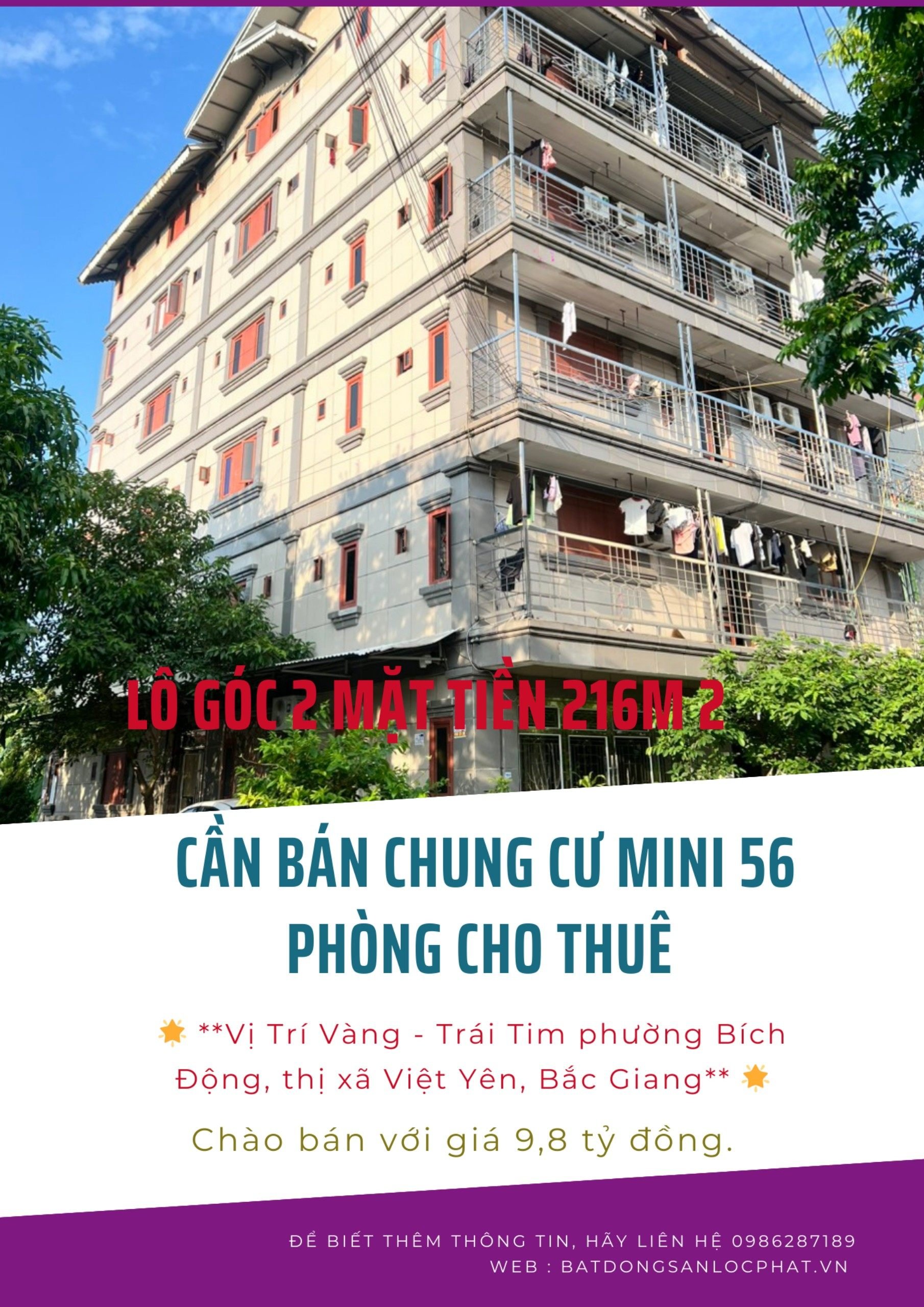 Cực Nóng Bán Tòa Nhà Dịch Vụ - Trái Tim phường Bích Động, thị xã Việt Yên, Bắc Giang - Ảnh 1