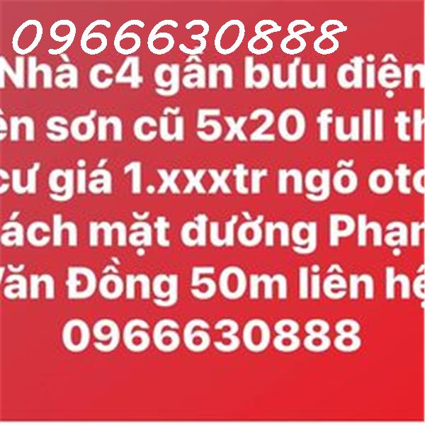 nhà cấp 4 gần bưu điện yên sơn cũ - 100m2 full thổ cư MT 5m - Ảnh chính