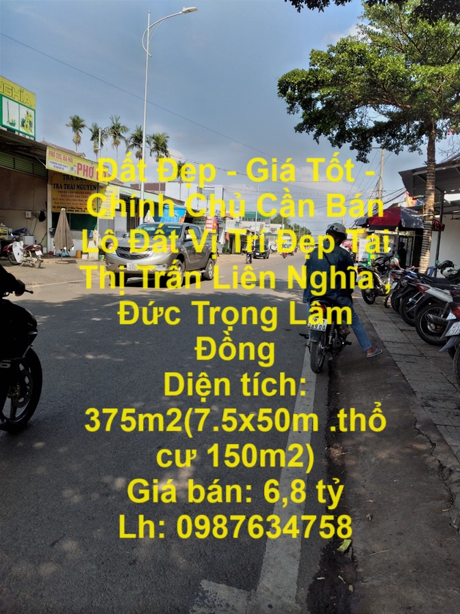 Đất Đẹp - Giá Tốt - Chính Chủ Cần Bán Lô Đất Vị Trí Đẹp Tại Thị Trấn Liên Nghĩa , Đức Trọng Lâm Đồng - Ảnh chính