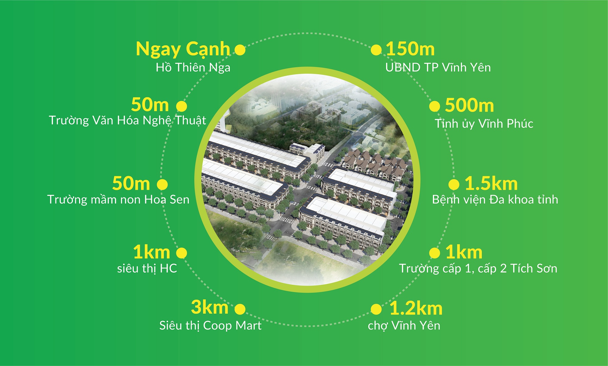 Bán 100m2 băng 2 đường phạm văn đồng, giáp UBND TP Vinh Yên 2,4 tỷ - Ảnh 1