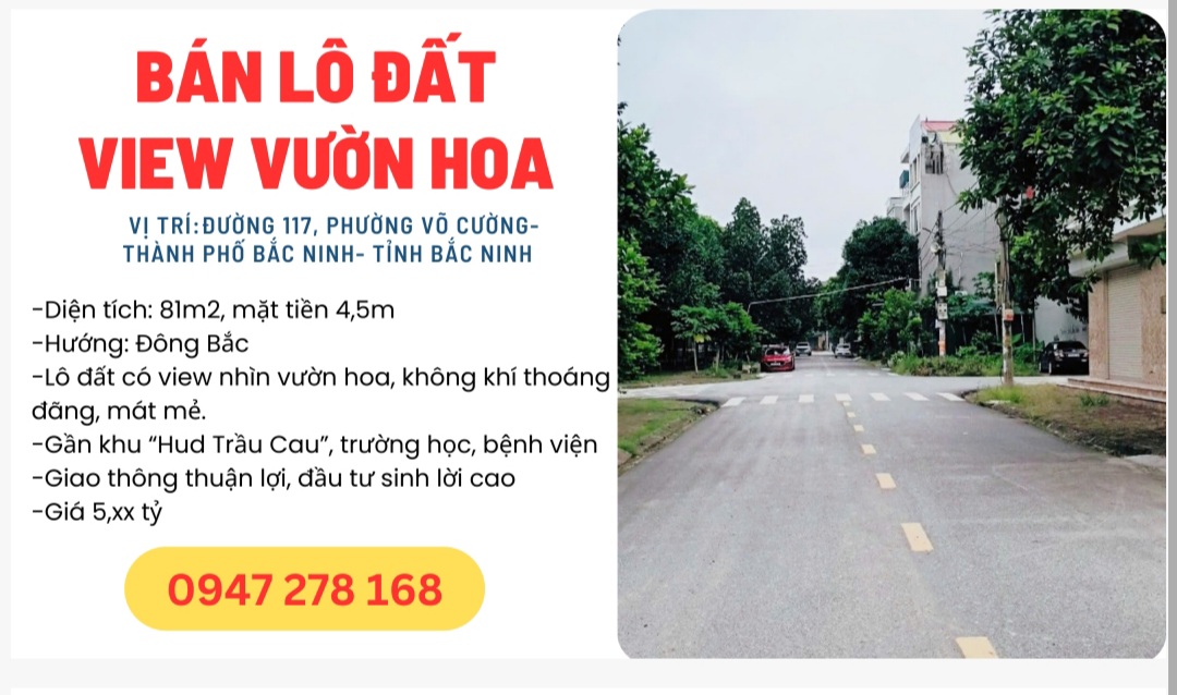 Đất Đẹp Giá Rẻ Vị Trí Vàng Nằm Ngay TP Bắc Ninh - Ảnh chính