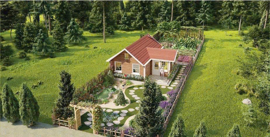 Bán đất cách biển hồ 700m có sẵn bungalow và vườn nông sản giá chỉ 2.3 tỷ - Ảnh chính