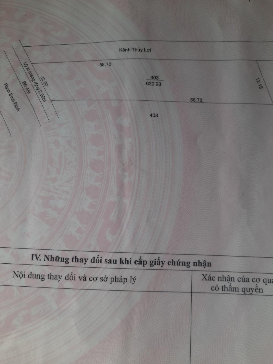 Chính Chủ Cần Bán Nhanh Lô Đất Vị Trí Đẹp- Giá Tốt Tại Ấp 5, Xã Tân Thành, TP Cà Mau, Cà Mau - Ảnh 1