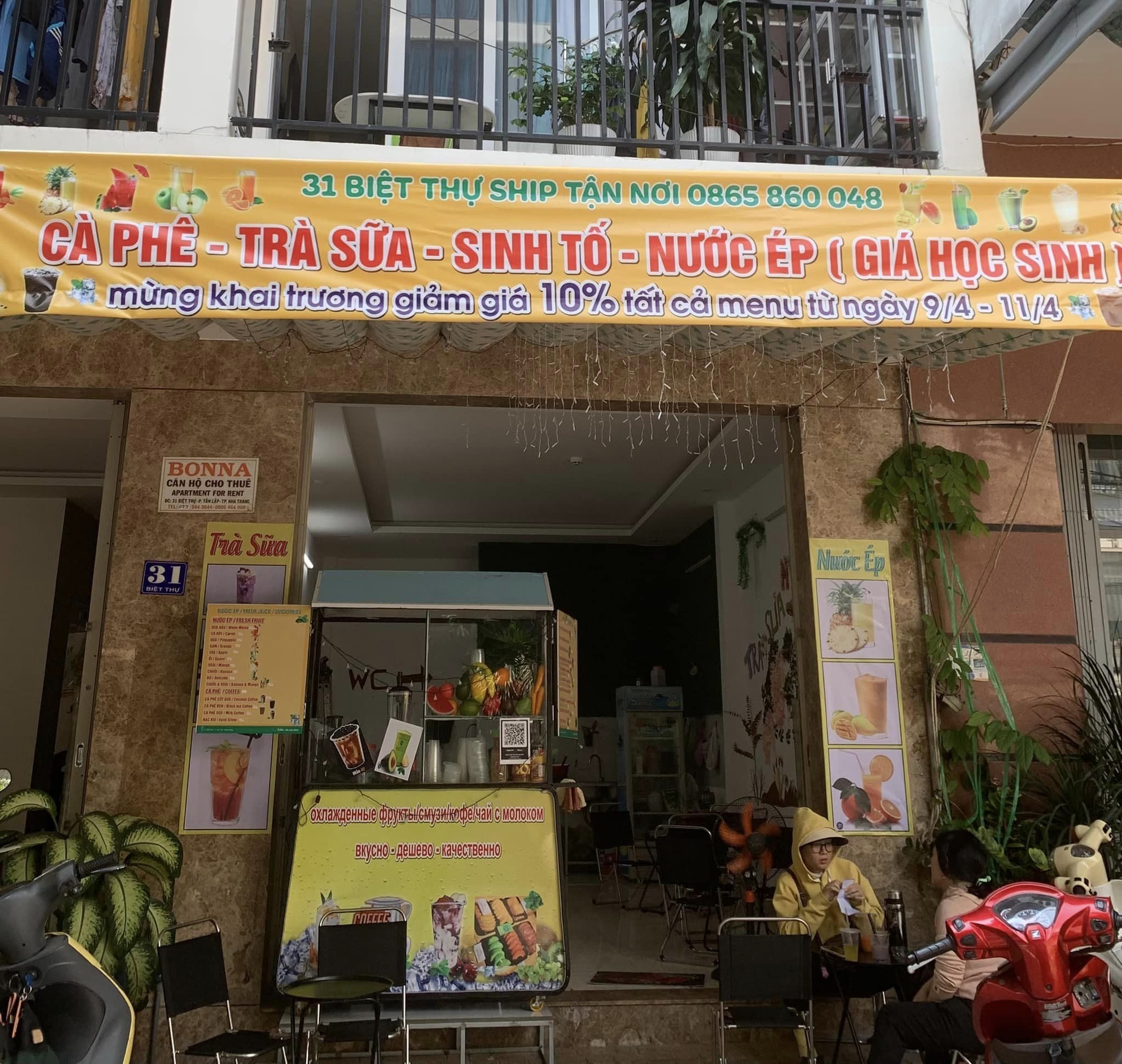 CHÍNH CHỦ SANG NHƯỢNG MẶT BẰNG QUÁN TRÀ SỮA CAFE TẠI 31 BIỆT THỰ, TÂN LẬP, NHA TRANG - Ảnh chính