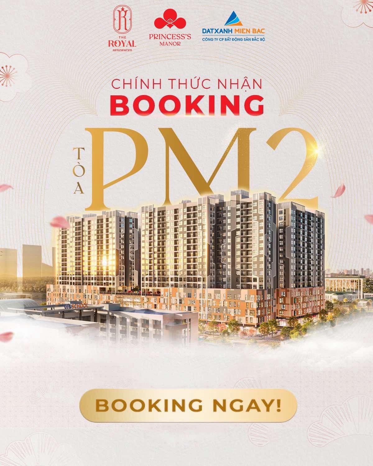 BOOKING PM2 - THE ROYAL RESIDENCES - VINHOMES STAR CITY. VAY LÃI 0%. HOTLINE: 0966 343 969 - Ảnh chính