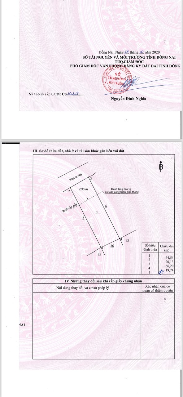 ĐẤT ĐẸP - ĐẦU TƯ SINH LỜI - Chính Chủ Cần Bán Nhanh Đất Mặt Tiền 769 Xã Lộ 25, Thống Nhất, Đồng Nai. - Ảnh 1