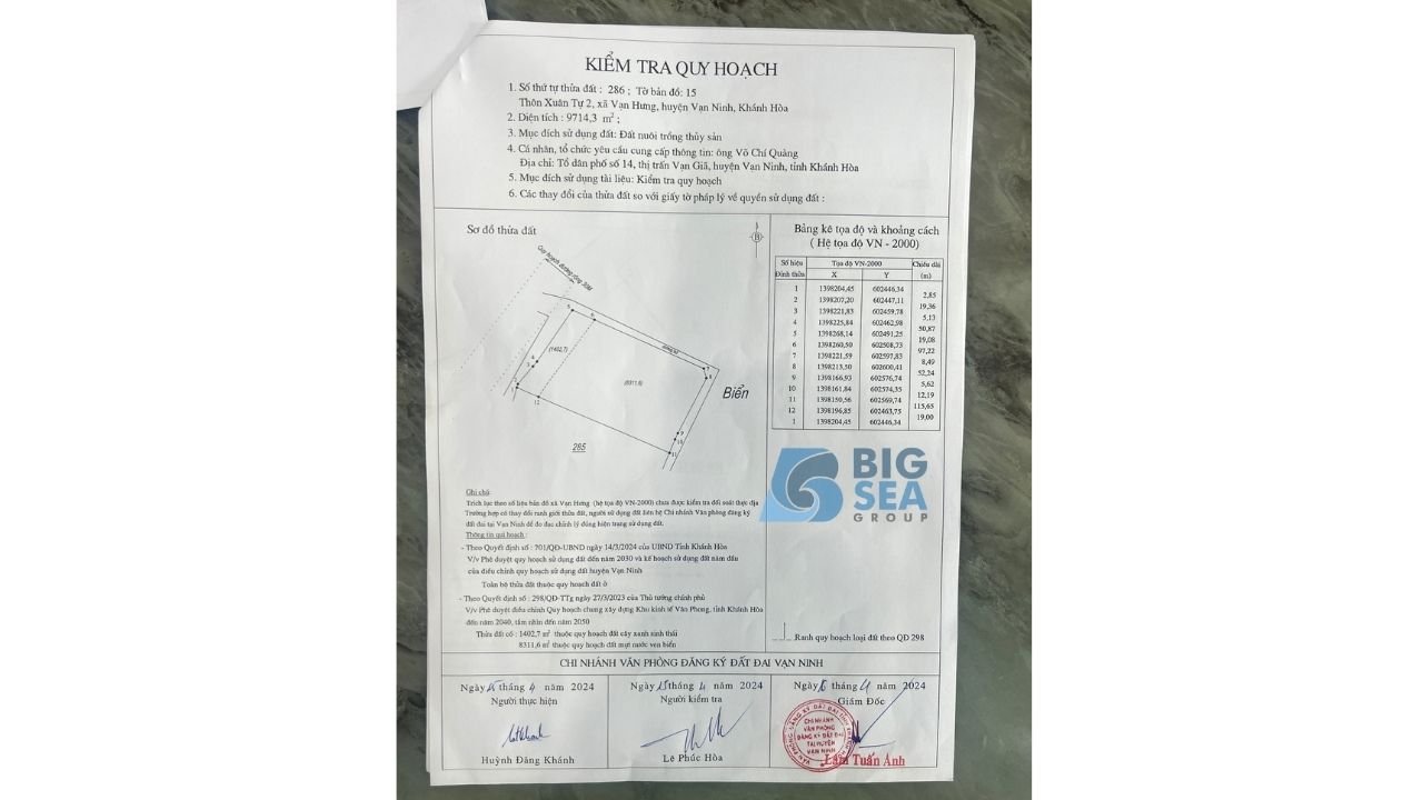 Chính chủ cần rao bán lô đất 9714m2 tại Vịnh Vân Phong siêu lợi nhuận - Ảnh 3