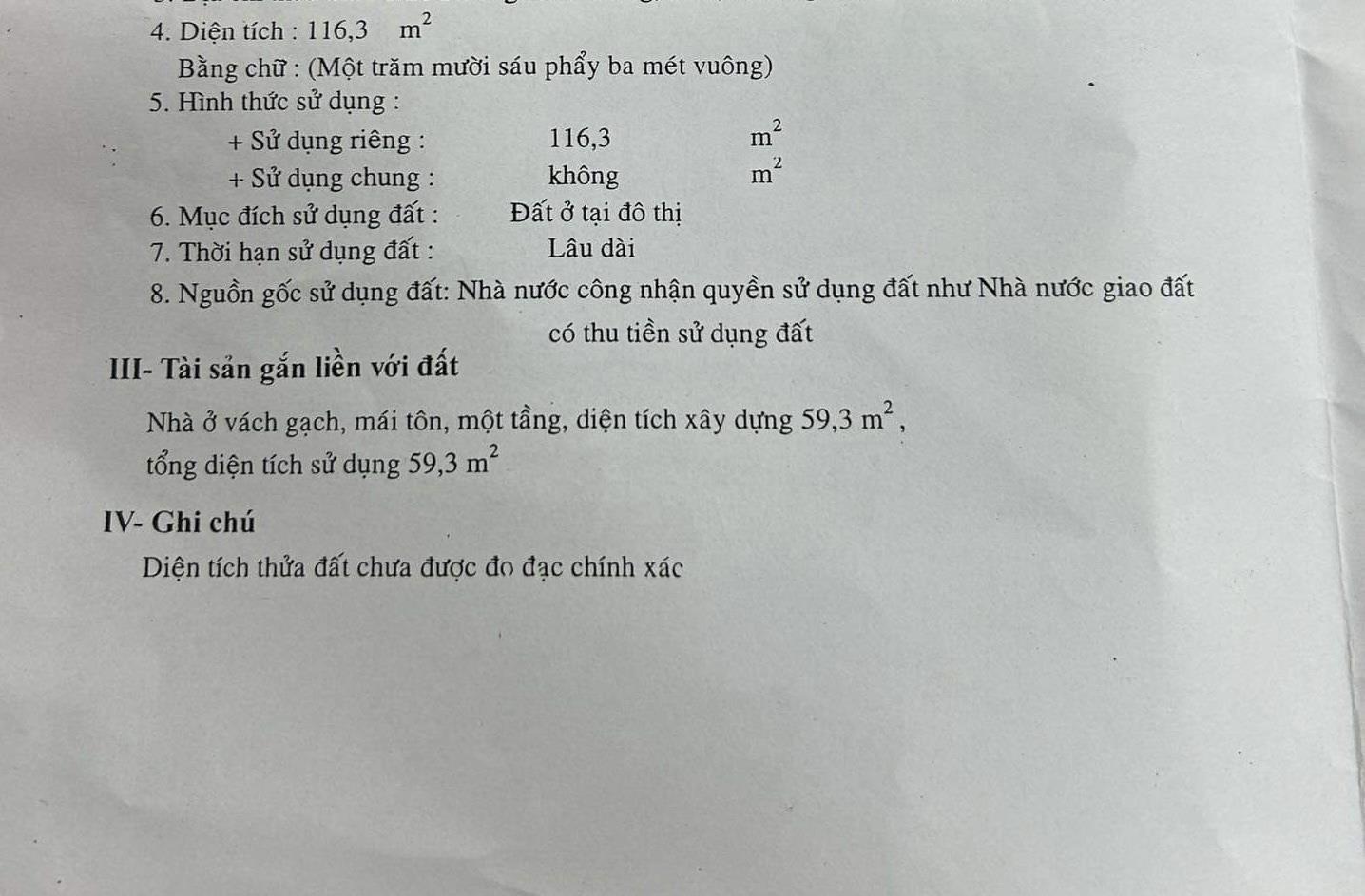 Chính Chủ Bán Đất Nền Phường Linh Trung, DT 122m2, Giảm 2 tỷ , SHR,  Sang Tên Ngay - Ảnh 2