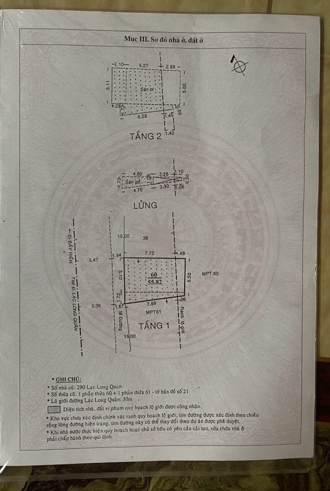 Chính Chủ Bán Nhà Mặt Tiền 996 -  Đường Lạc Long -  Phường 8 - Quận Tân Bình - TP.Hồ Chí Minh - Ảnh 2