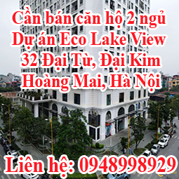 Cần bán căn hộ 2 ngủ tại dự án Eco Lake View 32 Đại Từ - Ảnh 3