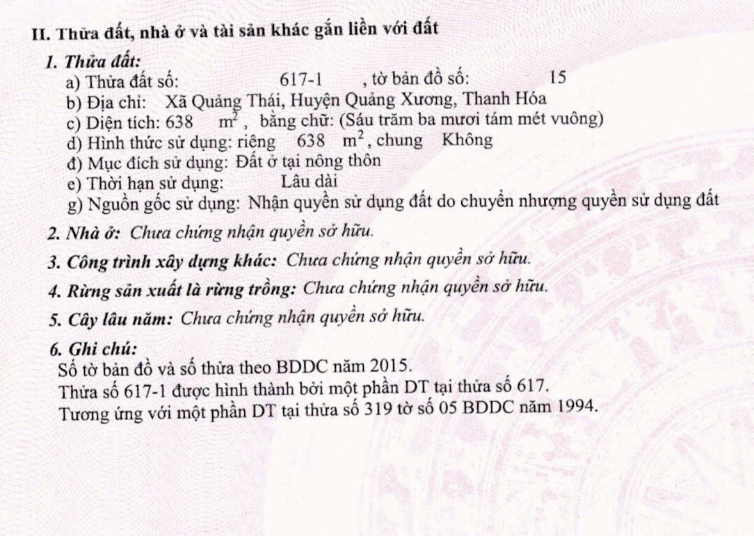 CHÍNH CHỦ BÁN ĐẤT BIỂN - SẦM SƠN - QUẢNG XƯƠNG -  SỞ HỮU LÂU  DÀI - Ảnh 2