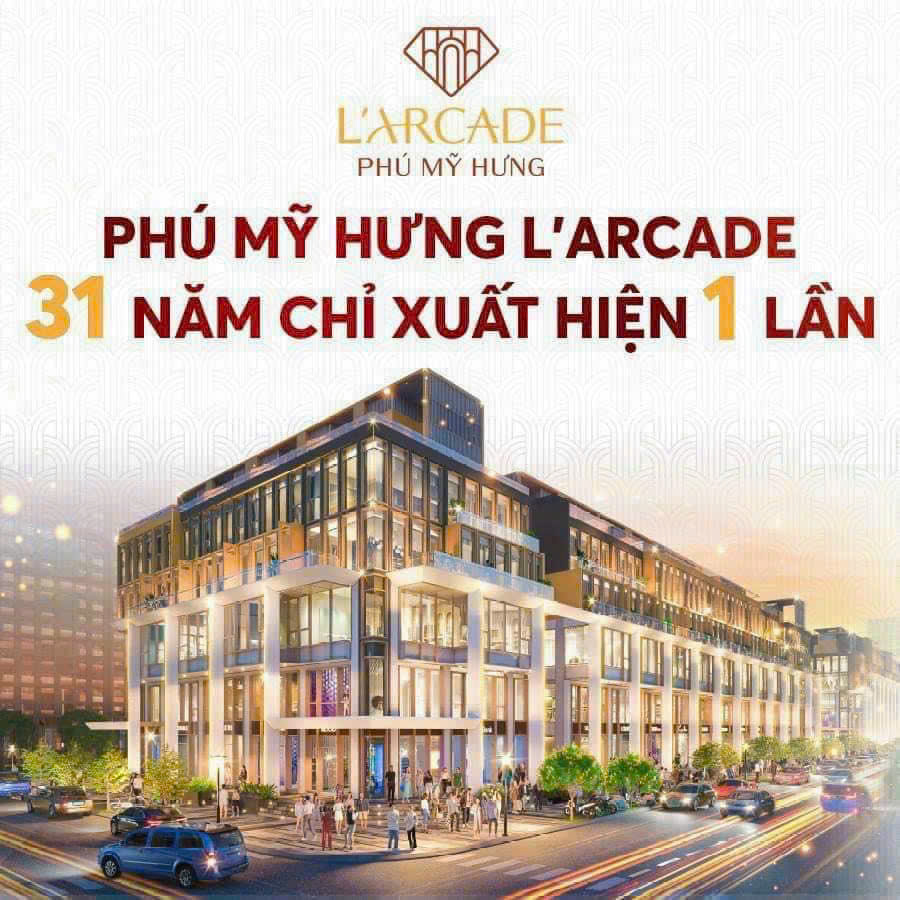 Phú Mỹ Hưng mở bán tòa nhà thương mại 5-6 tầng L'arcade Phú Mỹ Hưng, Thiết kế full kính hiện đại - Ảnh chính