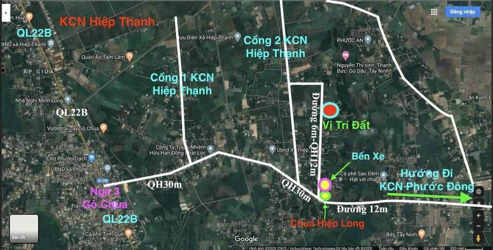 Đất Thổ Cư Gần KCN Hiệp Thạnh - Tây Ninh, Chỉ 550 Triệu Cho 132m²! - Ảnh chính