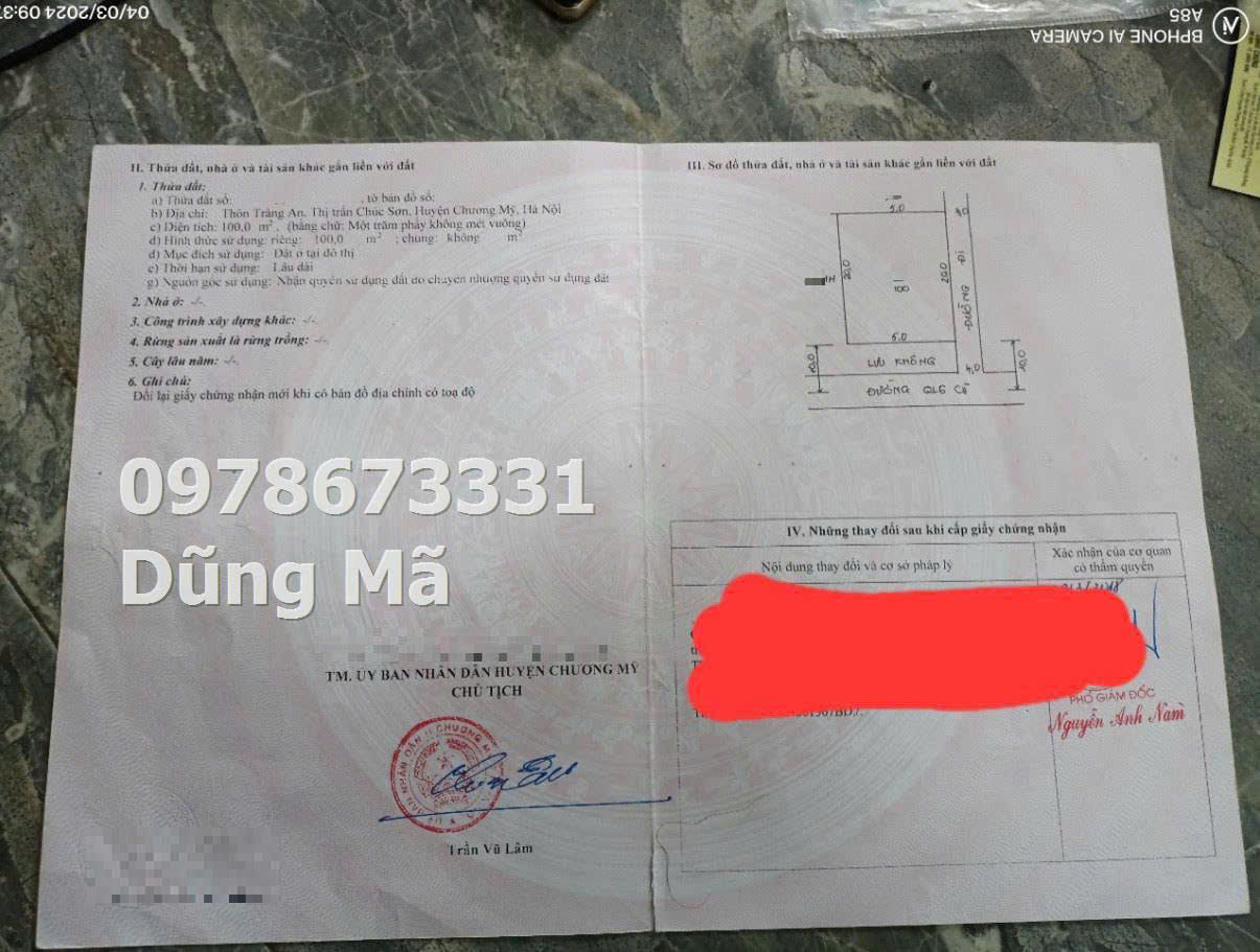 SIÊU PHẨM TRỤC CHÍNH KINH DOANH TẠI QL6 TT CHÚC SƠN-CHƯƠNG MỸ - Ảnh 1