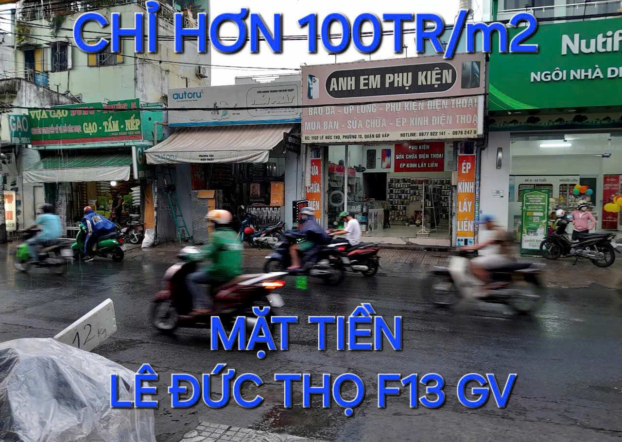 100tr/m2 Mặt Tiền Lê Đức Thọ Gò Vấp TP.HCM 95m2 có 10,5 tỷ - Ảnh 1