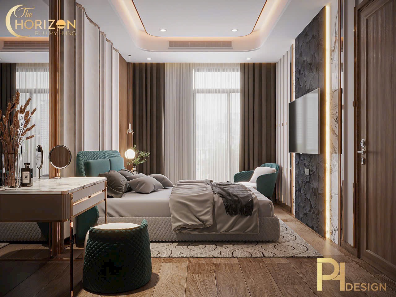 Bán Căn hộ góc 3PN - 121m2 tại dự án The Horizon Hồ Bán Nguyệt Phú Mỹ Hưng Quận 7 - Ảnh 4