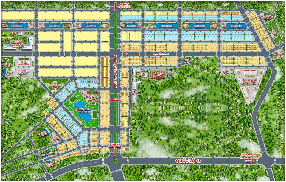 Ra nhanh độc quyền lô biệt thự đầu ve BT 09 – MB 520 Đồng Nhưng Thanh Hóa - Ảnh chính