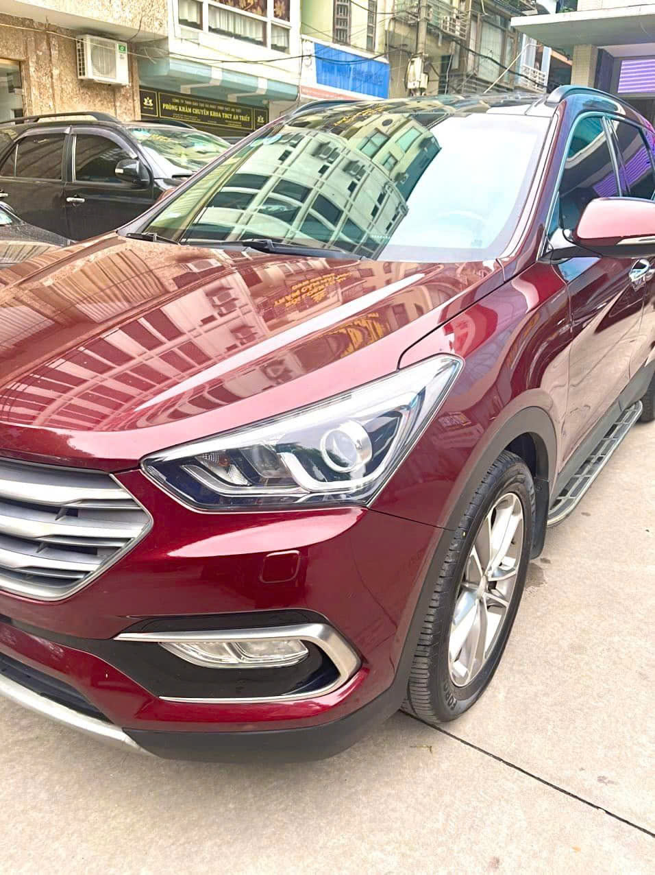 Cần Bán Xe Santafe dầu cao cấp 2018 - Xe nữ đi chủ yếu trong Hà Nội - Ảnh 3