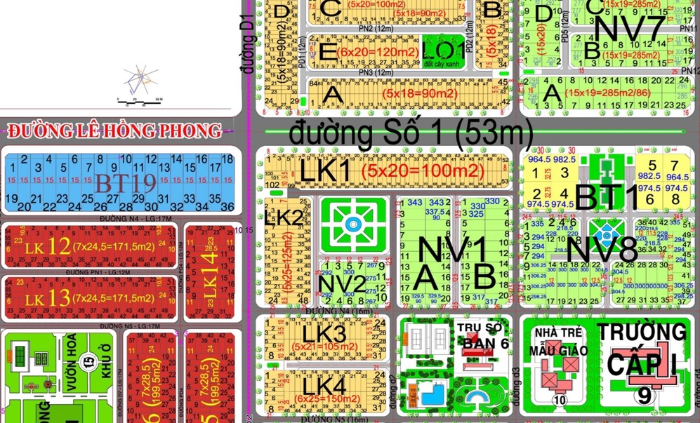 Cần bán gấp nền liên kế 125m2 dự án Hud Nhơn Trạch Mặt tiền đường 35m - Ảnh 2