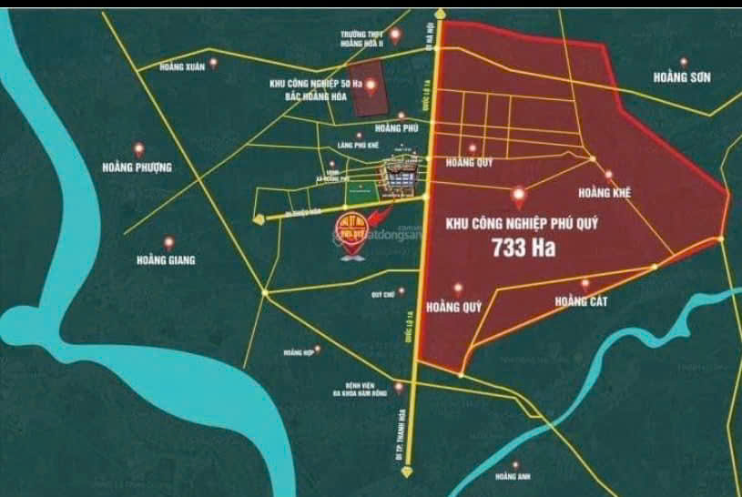 KCN Phú Quý diện tích 733 ha cách tt tp Thanh Hoá 10km . - Ảnh 3